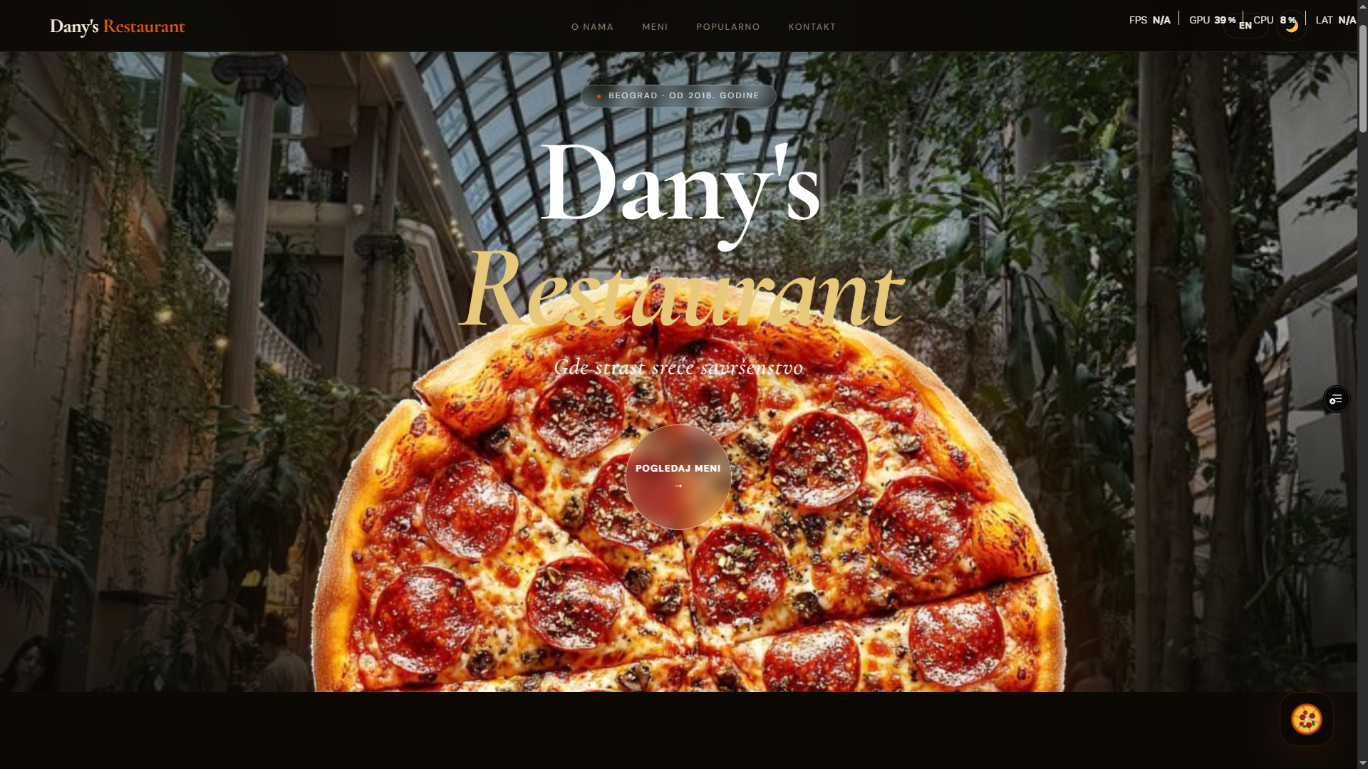 Sajt za Dany's Restaurant